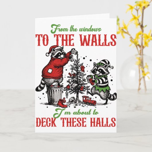 From The Windows To The Wall Im About To Deck Thes Kaart (Gele Bloem)