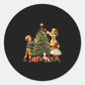 From The Windows To The Walls - Front And Back Ronde Sticker (Voorkant)