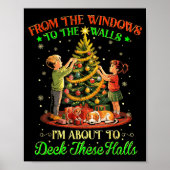 From The Windows To The Walls Funny Christmas Tree Poster (Voorkant)
