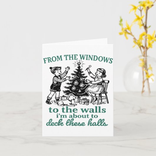 From The Windows To The Walls I'm About To Deck Th Kaart (Gele Bloem)