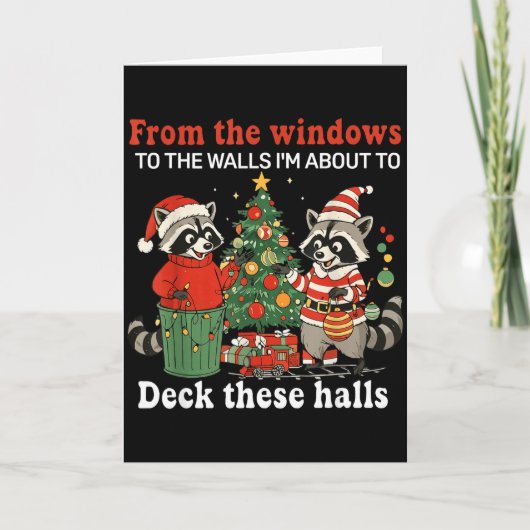 From The Windows To The Walls I'm About To Raccoon Kaart (Voorkant)