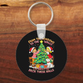 From The Windows To Walls Deck These Halls Christm Sleutelhanger (Voorkant)