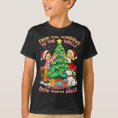 From The Windows To Walls Deck These Halls Christm T-shirt (Voorkant)