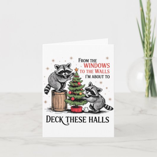 From The Windows To Walls I'm About Deck These Hal Kaart (Voorkant)