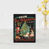 From The Windows To Walls I'm About Deck These Hal Kaart (Gele Bloem)