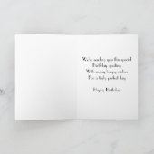 'From Us' Birthday Card Kaart (Binnen)