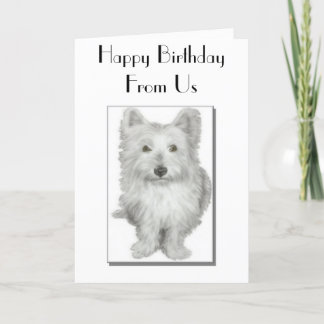 'From Us' Birthday Card Kaart