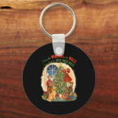 From Windows To The Walls Deck These Halls Gift  Sleutelhanger (Voorkant)