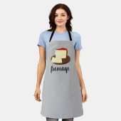 Fromage Cheese Lover Kitchen Apron Schort (Gedragen)