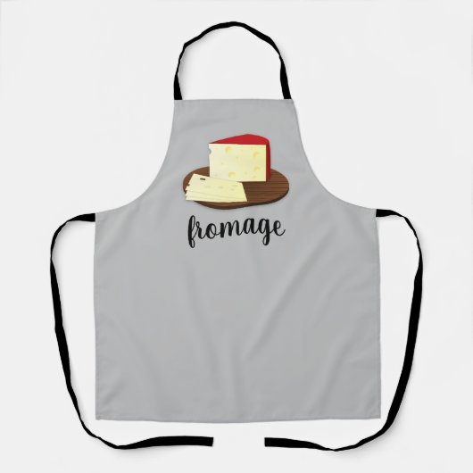 Fromage Cheese Lover Kitchen Apron Schort (Voorkant)