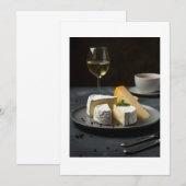 fromage et vin kaart (Voorkant / Achterkant)