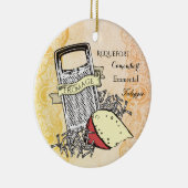 Fromage kaas rasp gourmet Kerst ornament (Rechts)