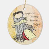 Fromage kaas rasp gourmet Kerst ornament (Links)