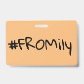 #FROMily van Fandom Korman Productions podcast Badge (Achterkant)