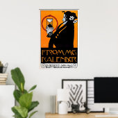 Fromme's Kalender 1899 POSTER PRINT A5A1 Antiek (Thuiskantoor)