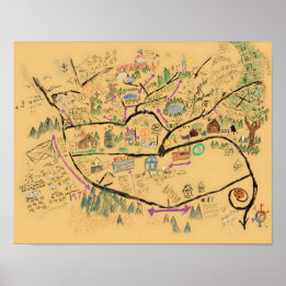 Fromville Kaart, Victor Kaart Overgetekend, Horror Poster