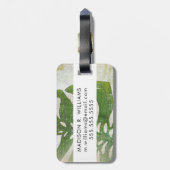 Frond III Bagagelabel (Achterkant verticaal)