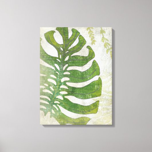 Frond III Canvas Afdruk (Voorkant)