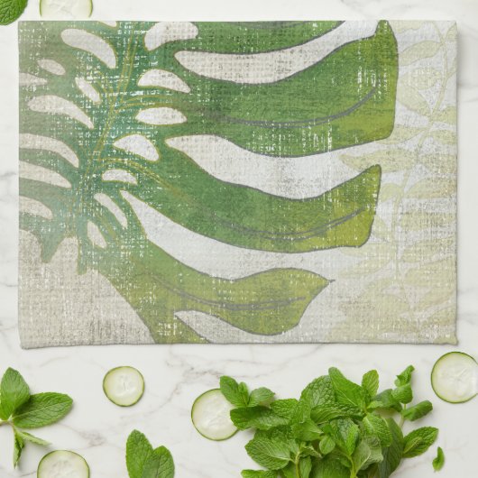 Frond III Theedoek (Gevouwen)