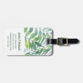 Frond Waltz - Palm Frond Leaves Bagagelabel (Voorkant horizontaal)