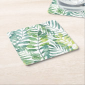 Frond Waltz - Palm Frond Leaves Kartonnen Onderzetters (Schuin)