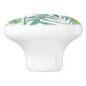 Frond Waltz - Palm Frond Leaves Keramische Knop (Zijkant)