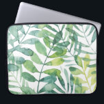 Frond Waltz - Palm Frond Leaves Laptop Sleeve<br><div class="desc">Frond Waltz I van Grace Popp. Biedt tropische groen in een waterverf-achtige stijl.</div>
