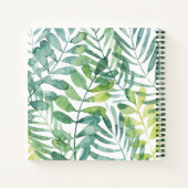 Frond Waltz - Palm Frond Leaves Notitieboek (Achterkant)