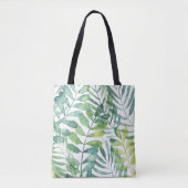 Frond Waltz - Palm Frond Leaves Tote Bag (Voorkant)