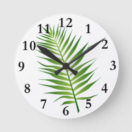 Fronisch ontwerp van fern Leaf Ronde Klok