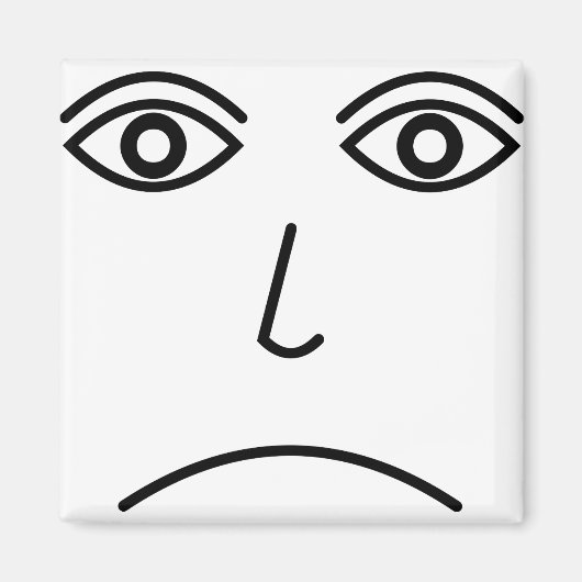 fronsgezicht magneet (Voorkant)