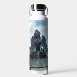 Front afbeelding van karakter waterfles