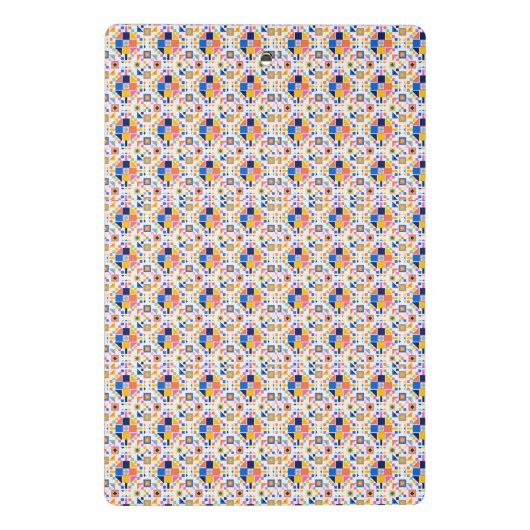 Front and back view of a clipboard with a vibrant mini klembord (Achterkant)