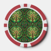 Front and back view of a poker chip  (Voorkant)
