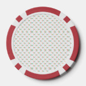 Front and back view of a poker chip  (Achterkant)