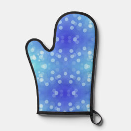 Front and back views of an oven mitt. ovenwant