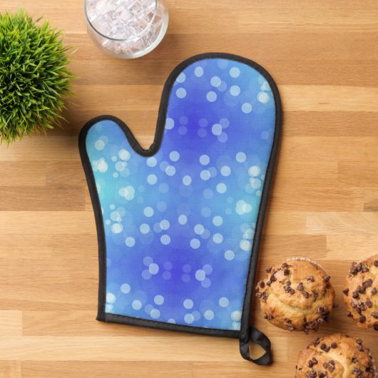 Front and back views of an oven mitt. ovenwant (Top down)