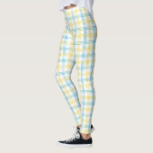Front and back views of plaid leggings (Links)