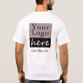 Front and Back Your Logo Event T-shirt (Achterkant)
