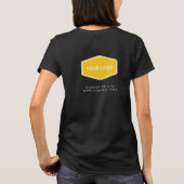 Front Back aangepaste naam Bedrijfspersoneel Perso T-shirt (Achterkant)