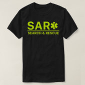 FRONT BACK Search and Rescue SAR EMS TShirt (Design voorkant)