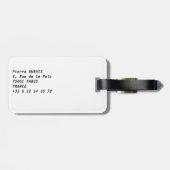 Front de Seine and Eiffel Tower - Parijs, Frankrij Bagagelabel (Achterkant horizontaal)