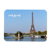 Front de Seine and Eiffel Tower - Parijs, Frankrij Magneet (Horizontaal)