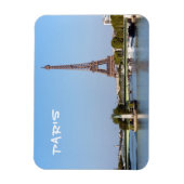 Front de Seine and Eiffel Tower - Parijs, Frankrij Magneet (Verticaal)