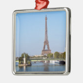 Front de Seine and Eiffel Tower - Parijs, Frankrij Metalen Ornament (Links)