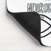 Front Desk viert de acceptatie van neurodiversitei Muismat (Hoek)