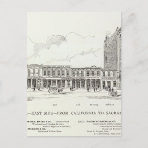 Front East side California en Sacramento Briefkaart