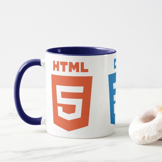 Front End Developer Cup Mok (Met donut)