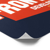 Front-end ontwikkelaar poster (Hoek)