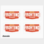 front-end ontwikkelaar stickers (Vel)